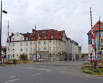 Bahnübergang in Erfurt.