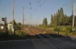 Bahngleise Richtung Celle.