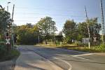 Bahnbergang in Lehrte, am 02.10.2011.