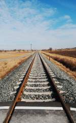 Bahnbergang in Dottenheim der Strecke Neustadt - Steinach.