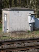 B 288.003 mit Streckenfernsprecher bei Beckhusen am 23-3-2012.