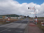 Über diesen Bahnübergang in Bobitz ging meine Fototour unteranderm,am 20.März 2016,durch meine Heimat Mecklenburg Vorpommern.