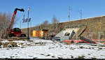 VDE 8 Komplexmaßnahme Halle Rosengarten–Angersdorf  ▶ Standort: EÜ Eisdorf am km 16,407    In Eisdorf (Teutschenthal) erhält die Eisenbahnüberführung (EÜ) am