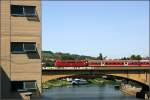 Soll ersetzt werden -    Die Neckarbrücke in Stuttgart-Bad Cannstatt.