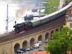 52 8079 am 24.5.08 auf dem Stadtviadukt Knigstein/Elbe