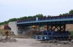 27.5.2012 Neue Brcke der NEB ber die A10.