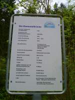 Hier die Daten vom Ziemestal Viadukt auf der Stillgelegten Strecke Triptis-Marxgrn am 09.05.13