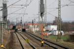 Instandsetzung/ Neubau (?)der Eisenbahnbrücke bei Neudietendorf für die  abzweigende Strecke nach Arnstadt.