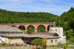 Viadukt der Odenwaldbahn in Hesseneck Kailbach.