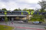 ET 5.07 und 5.09 der Nordbahn als RB 61 Itzehoe - Hamburg Hbf in Hamburg Dammtor, 24.6.15.