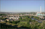 Über das Neckartal -     Blick auf das Neckartalviadukt der Stuttgarter Güterumgehungsbahn zwischen Bad Cannstatt und Münster.