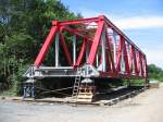 28.06.05,Gelsenkirchen,aufgearbeitete Brcke der Erzbahntrasse Bochum-Gelsenkirchen.