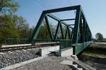 Nachher# - Die 2019 zusammengeschweißte und 560 t schwere Argenbrücke bei Langenargen (17.04.2020)