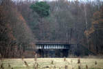 Muldenbrücke nahe Nossen, Strecke Nossen-Roßwein-Großbothen, Novemberstimmung.
