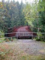 Die Fuchsbrunnenbrcke zwischen Zwnitz und Grnhain, Blick Ri.