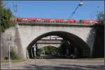 Für Stuttgart 21 werden sie fallen -     Bahnbrücken für die S-Bahn, Gäubahn und Westbahn beim Stuttgarter Rosensteinpark.