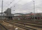 Die Hackerbrcke am Hauptbahnhof in Mnchen; 14.01.2011