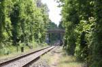 27.5.2012 Niederbarnimer Eisenbahn, km 9.1 - Unterfhrung Berliner Aussenring.