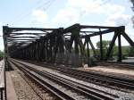 Main-Neckar Bahn Brcke am 11.06.11 in Frankfurt am Main.