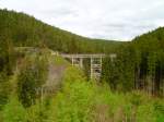 Das Ziemestal Viadukt auf der Stillgelegten Strecke Triptis-Marxgrn am 09.05.13