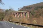 Himmbchlviadukt bei Hetzbach auf der Strecke Eberbach-Frankfurt(M).