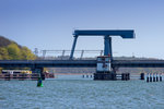 Eisenbahn- und Strassenbrücke (Ziegelgrabenbrücke) in Stralsund.