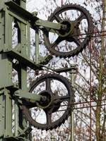 Oberleitung-Spannwerk zwischen Rheine und Salzbergen, 15.02.2022