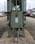 Der Zahn der Zeit nagt an der alten deutschen Wertarbeit im Bahnhof Plattling.