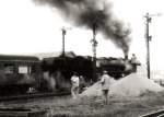 100 Jahre Unstrutbahn mit Sonderzugausfahrt im Bahnhof Laucha (Unstrut); 01.10.1989