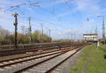 Ein Flügelsignal am 06.04.2026 in Koblenz-Lützel. Vom DB Museum aus fotografiert.