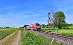 Der Bahnhof Bad Grönenbach im Landkreis Unterallgäu wird immer noch mit Formsignalen betrieben.