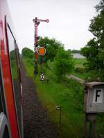 Einfahrtssignal von Hodenhagen