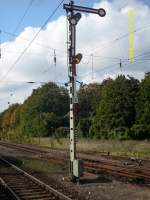 Ausfahrsignal  C  in Sassnitz Richtung Lancken.
