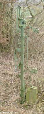 So sieht das Signal von der Seite aus.Man erkennt gut was schon alles an dem Signal fehlt.