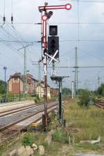 Aus, Schluss und Vorbei hie es fr die Flgelsignale in Lbbenau/Spreewald am ersten Wochenende im Dezember 2009.