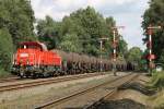 218 451-3 (Baujahr : 1977) mit RE 14064 Bad Harzburg-Hannover Hauptbahnhof auf Bahnhof Goslar am 3-10-2014.