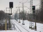 Freie Fahrt von Berlin-Jungfernheide Richtung Hauptbahnhof. 31.12.2009