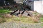 Weiche und Gleise ins  Nichts  - Weilerswist 27.03.2010
