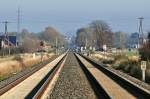 Gleisaufnahme vom B Eu-Wikirchen nach Euskirchen (Eifelbahnstrecke) - 09.11.2011