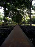 Ein stillgelegtes Gleis am 08.07.13 in Neu-Isenburg 