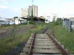 So langsam wird der Gterbahnhof Neu-Isenburg Stadt abgerissen am 04.06.07