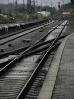 Kreuzungsweiche in Wiesbaden Hbf am 21.11.13