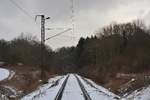 Ganz schön steil geht es zum bahnhof Hüttenrode hinauf.