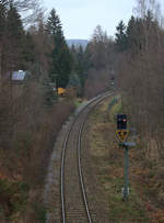 KS Signal und Signalwiederholer vor  Neukirch (Lausitz)West.