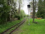 R�ckfallweichensignal,am 14.Mai 2026,in Stra�berg.