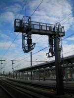 signalbrcke in erfurt hbf,fahrtrichtung weimar ; aufgenommen am 09.02.2008