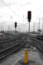 Die stlichen Ausfahrtssignale im Mnchner Ostbahnhof