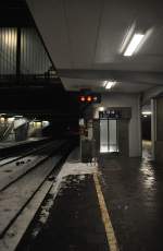 Hauptsignal in Osnabrck HBF am 27.12.2010 auf  rot .