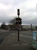 Ein Signal in Heidelberg am Hbf am 05.02.11