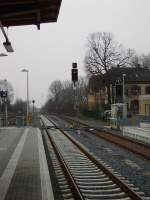 Ein Lichtsignal in Gro Umstadt Wiebelsbach am 25.02.11